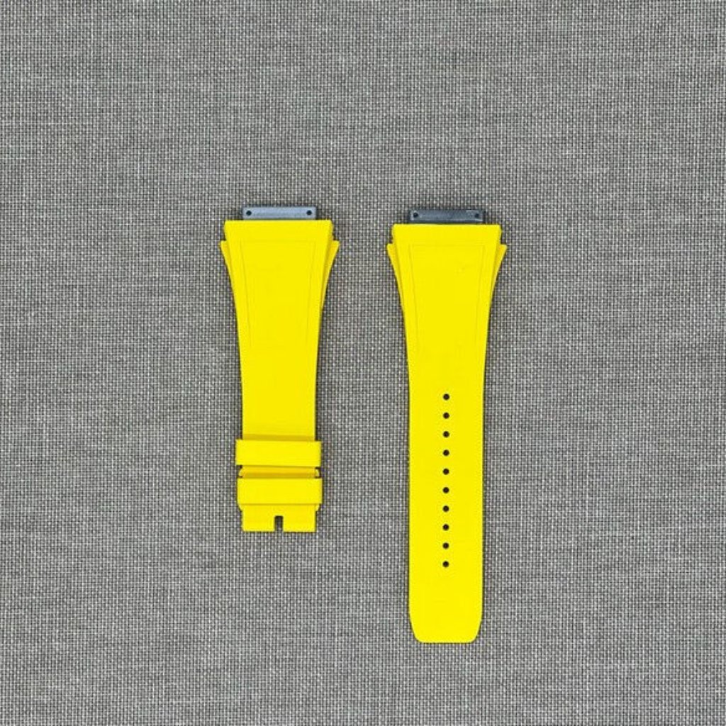 Tempomat Yellow Rubber Strap For Richard Mille Rm011  Rm035